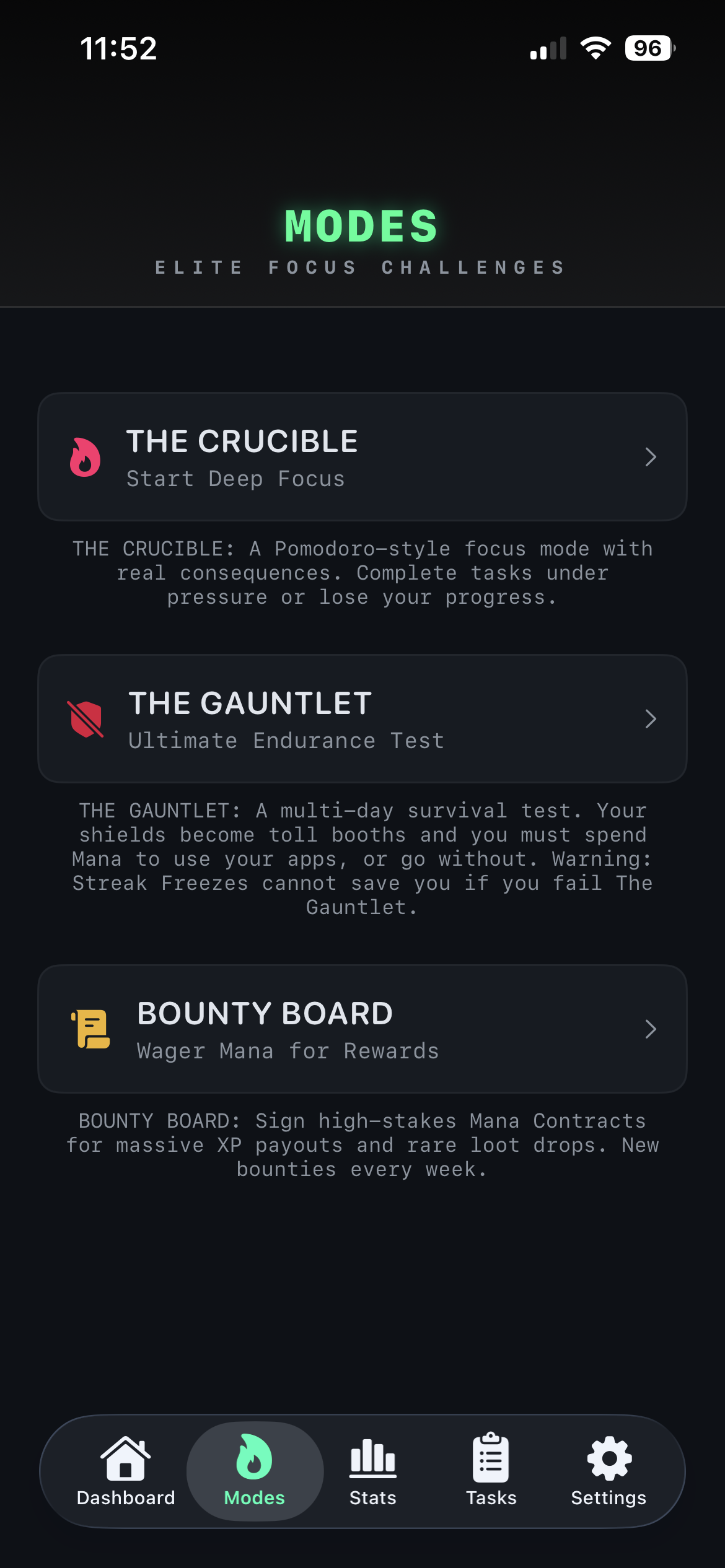 Mana app screenshot 1