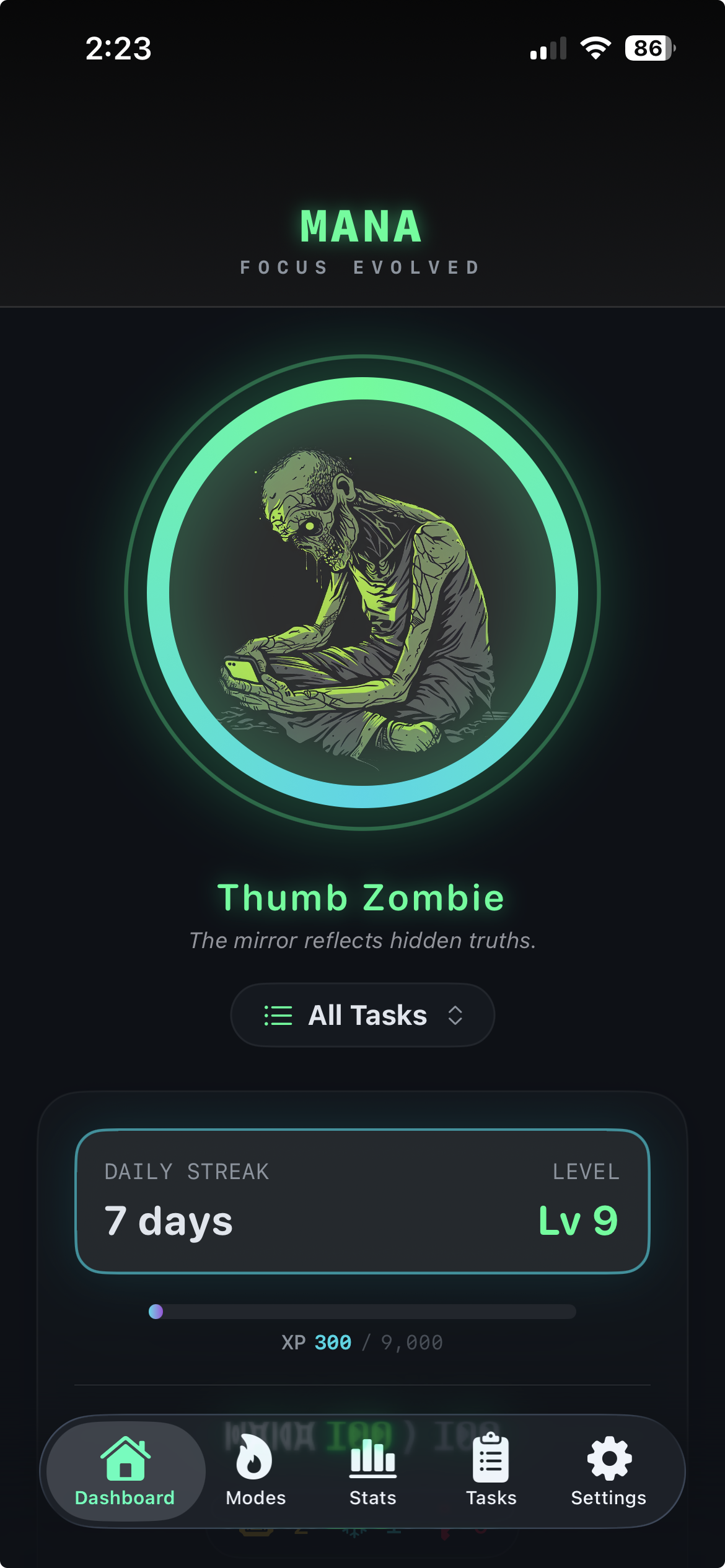 Mana app hero screenshot